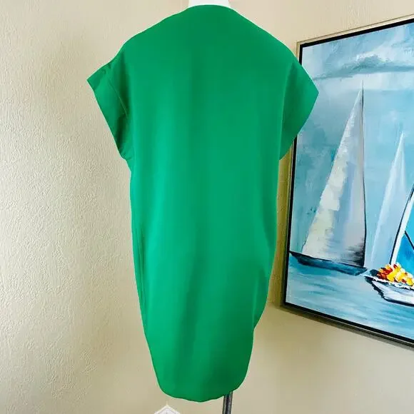 Vince. Dress/tunic Above knee Pop-over V-neck Drop sleeves pockets size s - Picture 6 of 9